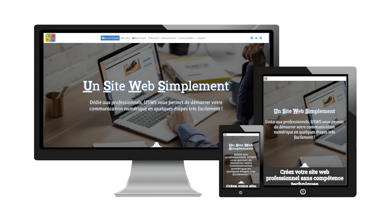 Votre site web s’adapte sans effort à tous les terminaux